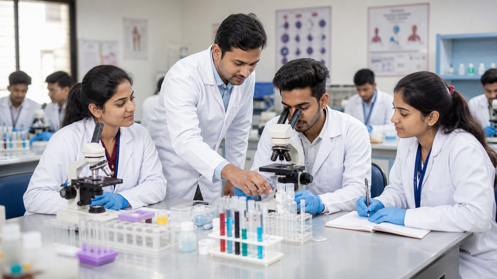 B.Voc Medical Lab Technology practical training