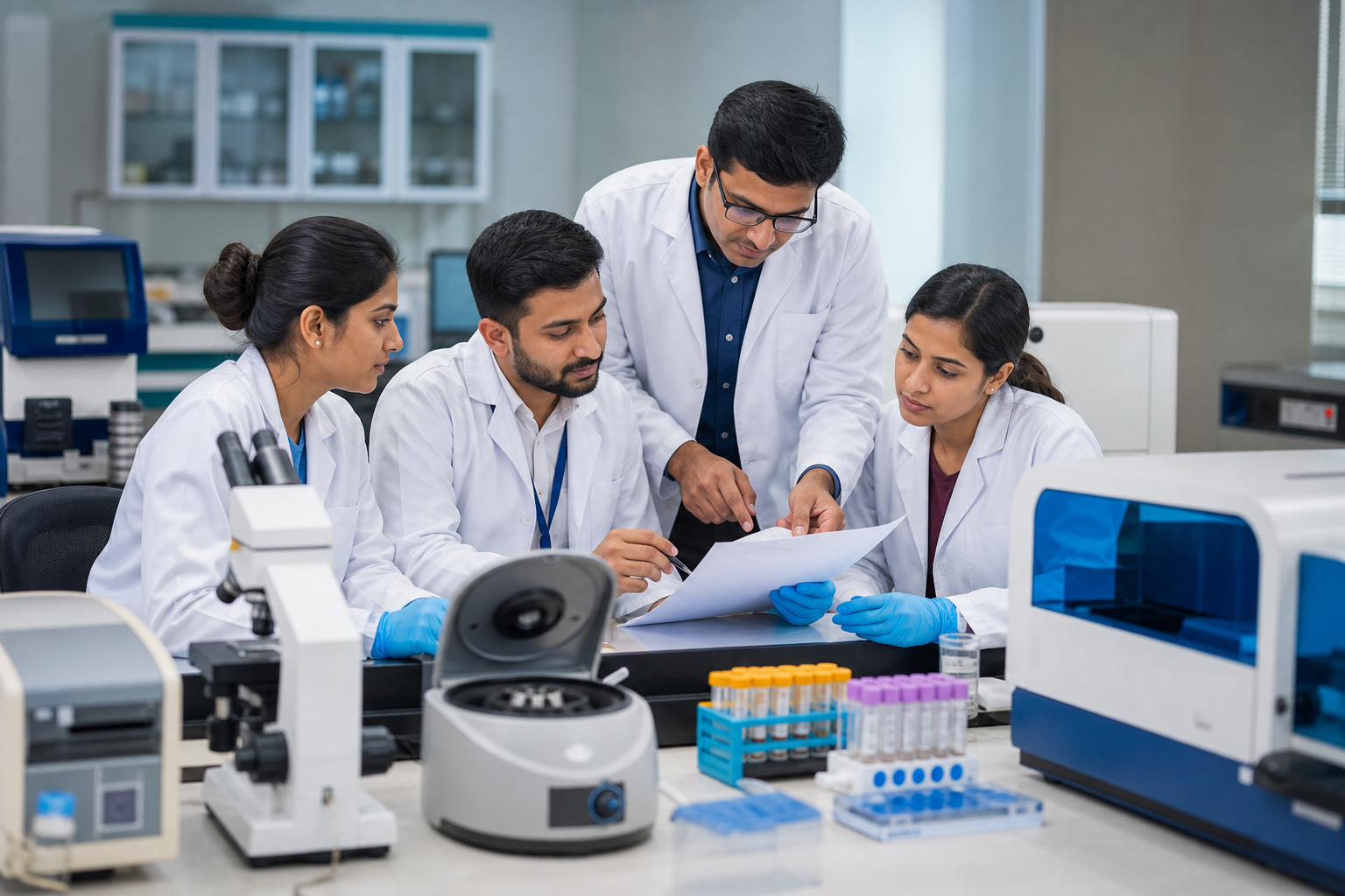 M.Voc Medical Lab Technology practical training
